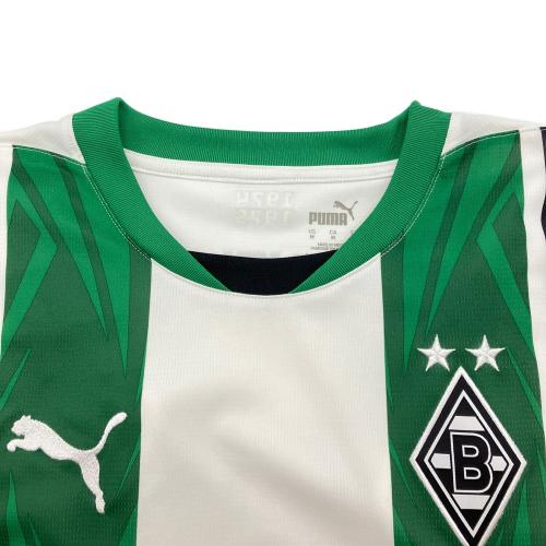 PUMA (プーマ) 24-25 ボルシアMG HOME ユニフォーム 774862-01 ＋ メンズ SIZE M ホワイト×グリーン