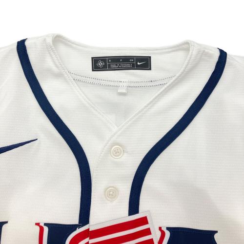 NIKE (ナイキ) 26年WBCアメリカ代表公式ユニフォーム RE26-0GZI ＋ カル・ローリー メンズ SIZE S ホワイト