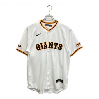 NIKE (ナイキ) 2024 HOME REPLICA BASEBALL JERSEY レプリカユニフォーム TGLM-07Z8 ＋ 読売ジャイアンツ 吉川尚輝 メンズ SIZE M ホワイト