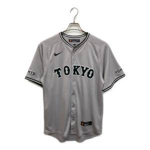 NIKE (ナイキ) 2024 VISITOR REPLICA BASEBALL JERSEY レプリカユニフォーム TGLM-07Z9 ＋ 読売ジャイアンツ  坂本勇人 メンズ SIZE M グレー