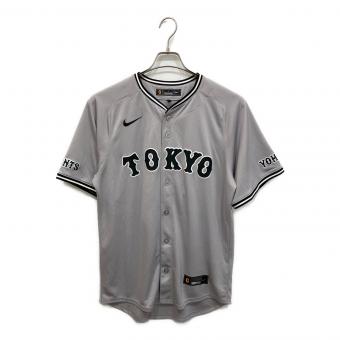 NIKE (ナイキ) 2024 VISITOR REPLICA BASEBALL JERSEY レプリカユニフォーム TGLM-07Z9 ＋ 読売ジャイアンツ  坂本勇人 メンズ SIZE M グレー