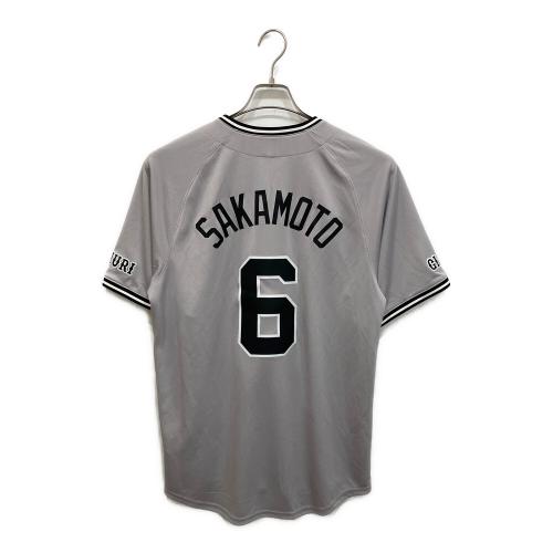 NIKE (ナイキ) 2024 VISITOR REPLICA BASEBALL JERSEY レプリカユニフォーム TGLM-07Z9 ＋ 読売ジャイアンツ  坂本勇人 メンズ SIZE M グレー