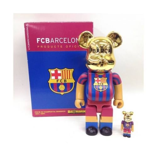 FC BARCELONA ベアーブリック BE@RBRICK 100%&400%