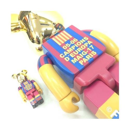 FC BARCELONA ベアーブリック BE@RBRICK 100%&400%