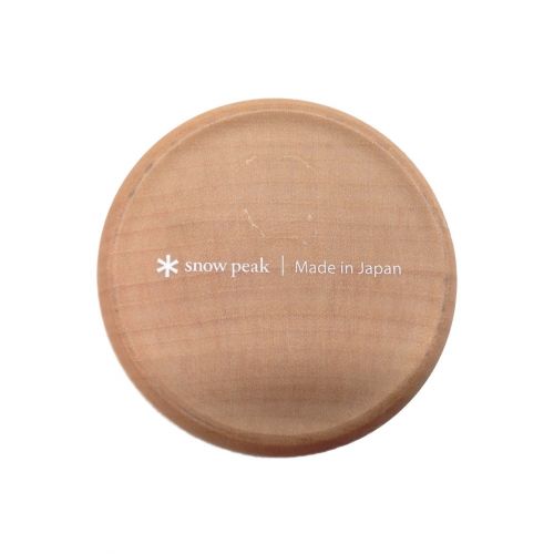 snow peak (スノーピーク) アウトドア食器 未使用品 TW-141 スタッキングウッドマグ雪峰H200