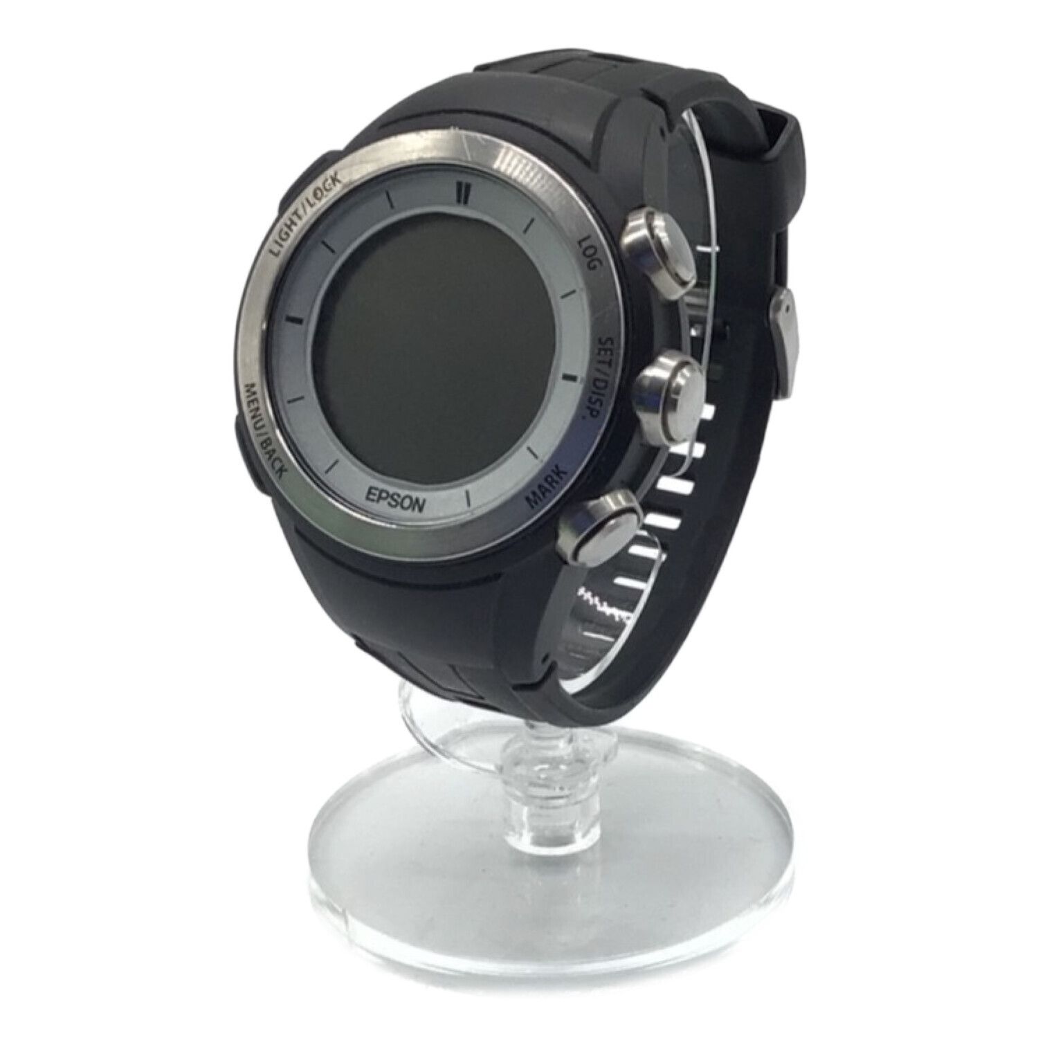 Epson エプソン 腕時計 グレー Wristable Gps Mz 500 動作確認済み ラバー トレファクonline