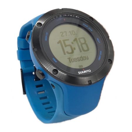 SUUNTO (スント) 腕時計 ブルー AMBIT3 PEAK 動作確認済み ラバー