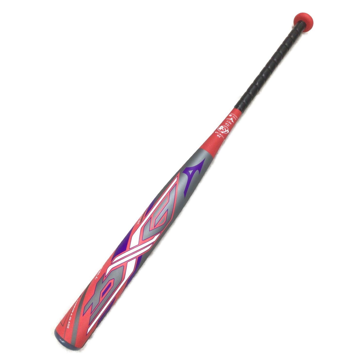 Mizuno ミズノ バット 84cm レッド ブルー ソフトボール用 3号 Ax4 1cjfs312 トレファクonline