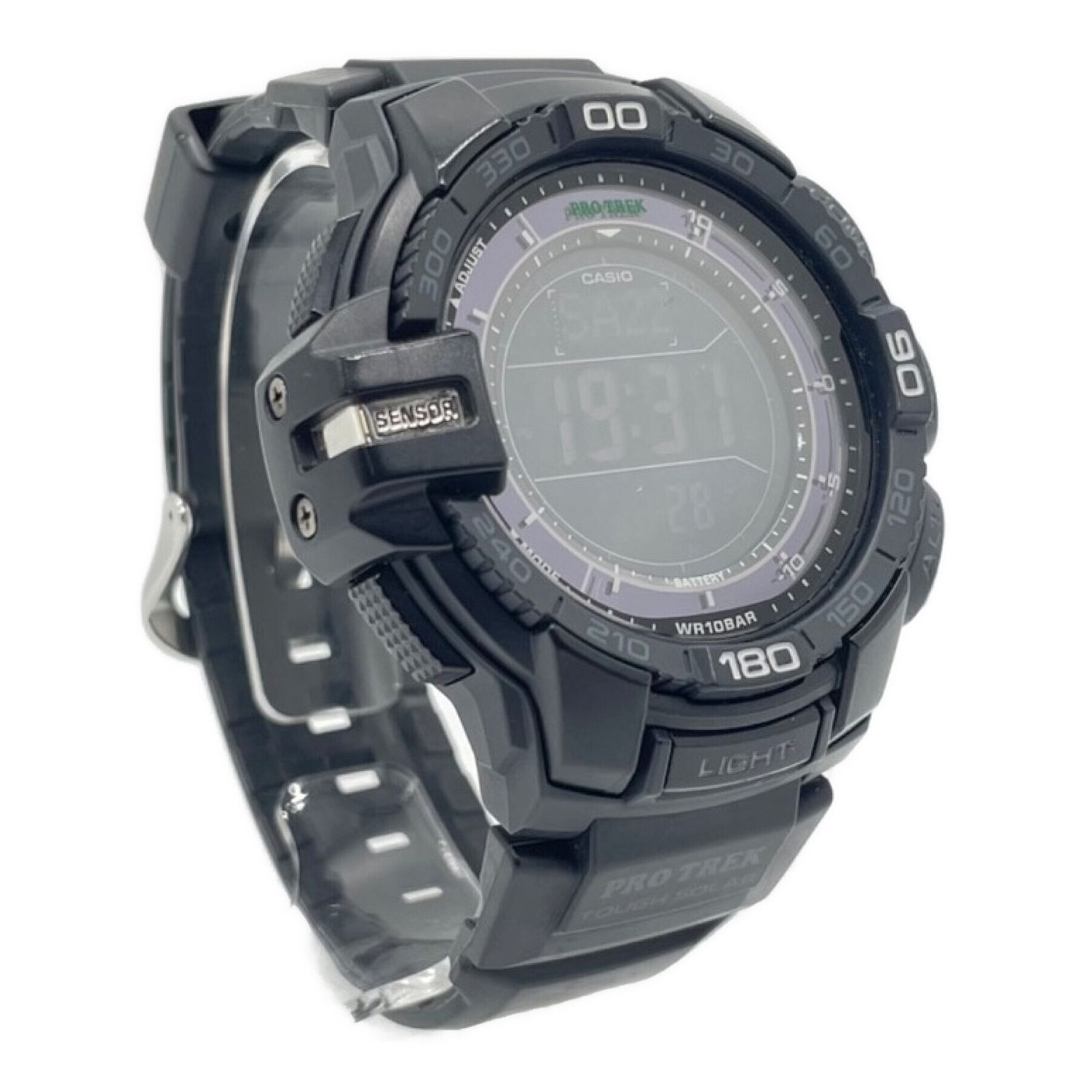 CASIO (カシオ) 腕時計 ブラック PRO TREK PRG-270 ソーラー充電 動作