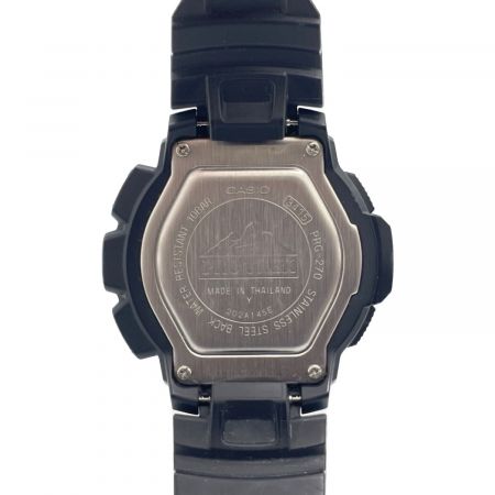 CASIO (カシオ) 腕時計 ブラック PRO TREK PRG-270 ソーラー充電 動作確認済み ラバー