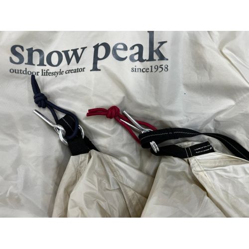 Snow peak (スノーピーク) ドームテント 別売りインナーマット/グランドシート/アメド用アップライトポール SD-507IV ドックドームPro.6 アイボリー 約490×325×180cm 5～6人用