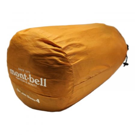 mont-bell (モンベル) ドームテント グランドシート付 オレンジ 旧型 1122492 クロノスドーム4 240×210×123㎝ 2～4人用