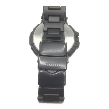 CASIO (カシオ) 腕時計 ブラック PRO TREK PRW-7000FC ソーラー充電 動作確認済み ステンレススチール