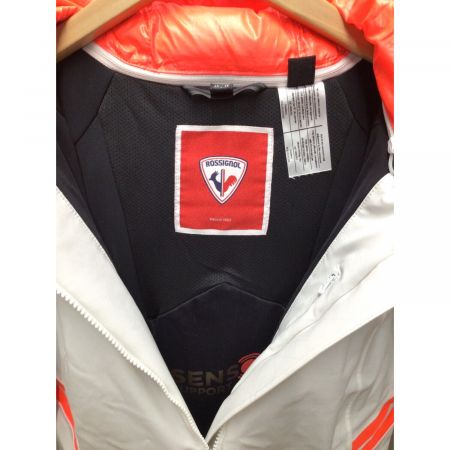 ROSSIGNOL (ロシニョール) スキーウェア(ジャケット) レディース SIZE S ホワイト×オレンジ アトリエコース RLHWJ99 182