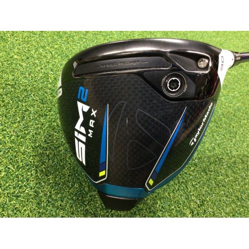 TaylorMade (テイラーメイド) ドライバー SIM2 MAX フレックス【S】 ロフト角【9°】 2021年モデル 良好