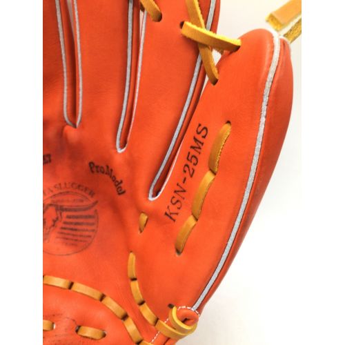 KUBOTA SLUGGER (クボタスラッガー) 軟式グローブ オレンジ  アグレッシブ 内野用 KSN-25MS