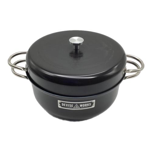 DEVISE WORKS (デバイスワークス) クッカー BLACK ON BLACK（プリント）収納ケース付 KURONABE