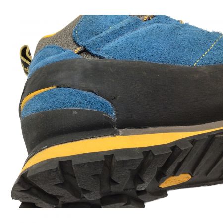 LA SPORTIVA (スポルティバ) トレッキングシューズ メンズ SIZE 26cm ブルー×イエロー boulder x mid gtx GORE-TEX 05-190