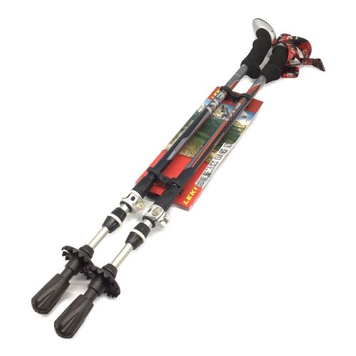 LEKI (レキ) トレッキングポール 130-95cm グレー サーモライトAS