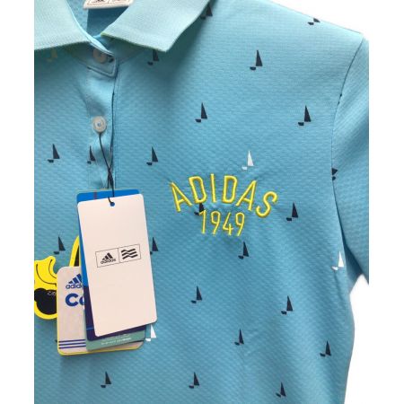 adidas (アディダス) ゴルフウェア(トップス) レディース SIZE M スカイブルー ポロシャツ
