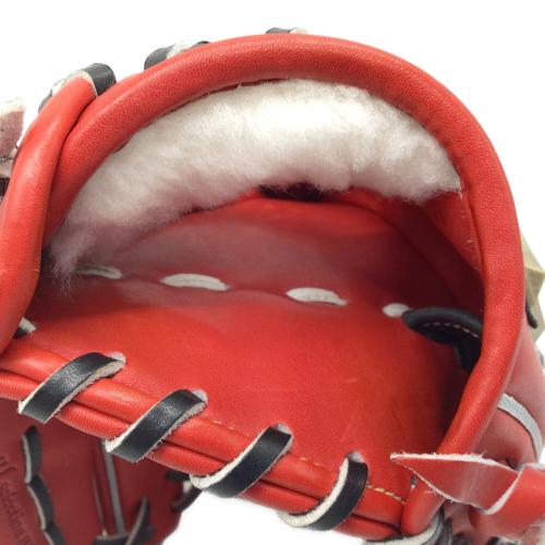 MIZUNO (ミズノ) 硬式グローブ レッド GlobalElite 内野用