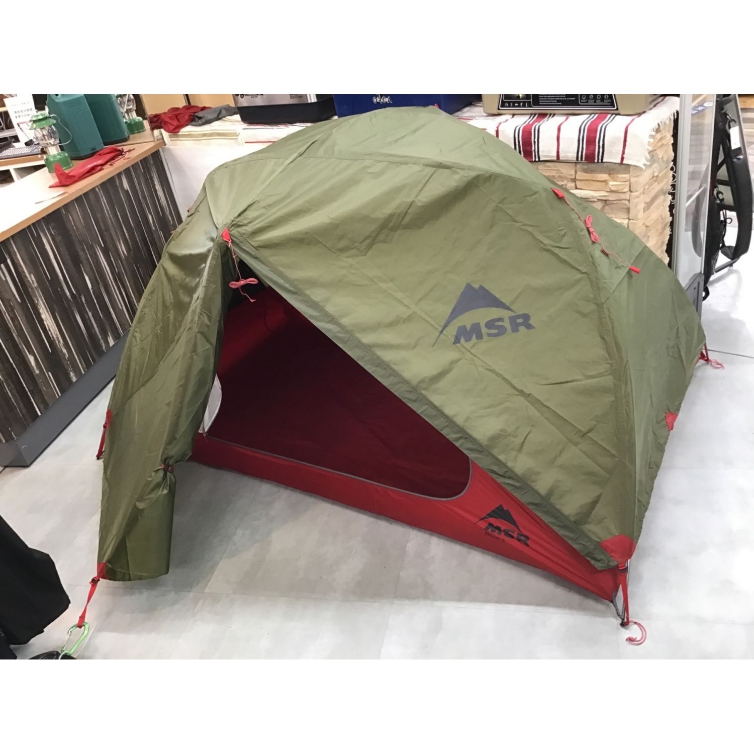 MSRエリクサー3 Elixir3 V2 3人用 テント フットプリント付き - テント ...