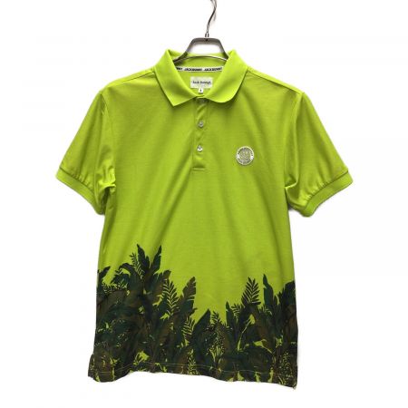 JACK BUNNY (ジャックバニー) ゴルフウェア(トップス) メンズ SIZE XL 黄緑 20年製 ポロシャツ 262-1160241