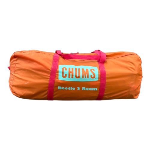 CHUMS (チャムス) ツールームテント オレンジxスカイブルー ビートル2ル-ム 180×180×480cm 2～3人用
