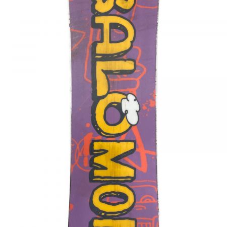SALOMON (サロモン) スノーボード 153cm カーキ ステッカーカスタム フリースタイル 2x4 キャンバー UND