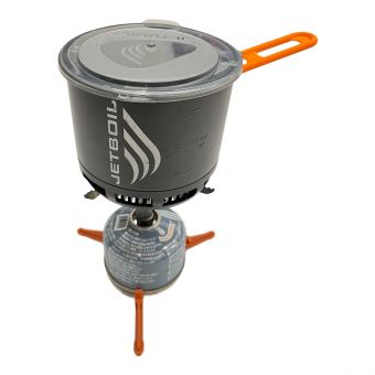 JETBOIL (ジェットボイル) シングルガスバーナー フタ取手一部破損有 PSLPGマーク有 2021年製 使用燃料【OD缶】 スタッシュ