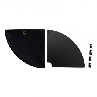 hxo (エイチエックスオー) コーナーテーブルオールブラックエディション ブラック コーナーテーブルオールブラックエディション