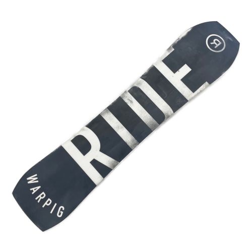 RIDE (ライド) スノーボード SIZE XS(142cm) ホワイト×ブラック 18-19モデル ディレクショナル 2x4 ロッカー WARPIG