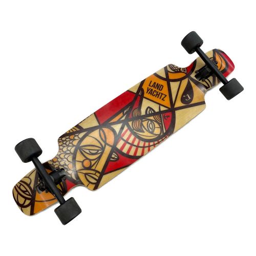 LAND YACHTZ スケートボード コンプリート 約36インチ ロング 木製 BEAR ABEC7｜トレファクONLINE