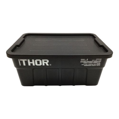 THOR (ソー) 収納ケース 53L ブラック ネイバーフッドコラボ SRLコンテナ