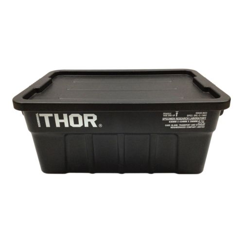 THOR (ソー) 収納ケース 53L ブラック ネイバーフッドコラボ SRLコンテナ