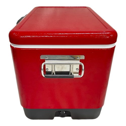 Coleman (コールマン) クーラーボックス 54QT(約約51L) レッド×ブラック 6150 6155 スチールベルトクーラー