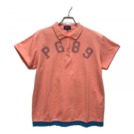 PEARLY GATES (パーリーゲイツ) ゴルフウェア(トップス) レディース SIZE M オレンジ 2019年モデル ポロシャツ 055-9160318
