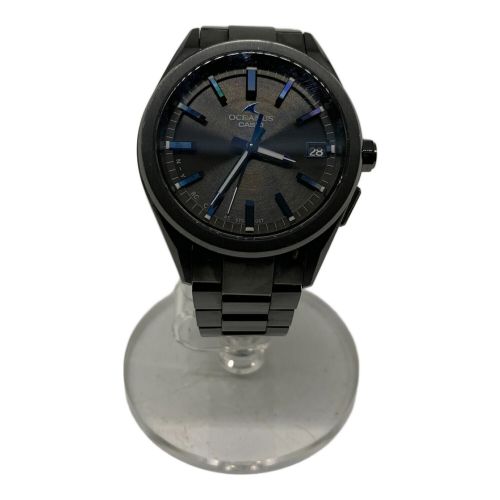 CASIO (カシオ) 腕時計 ブラック OCEANUS OCW-T200 電波ソーラー 動作確認済み