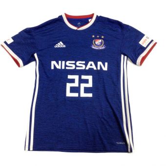 横浜F・マリノス (ヨコハマエフマリノス) サッカーユニフォーム SIZE M ブルー 2018ホーム 【22】中澤 ラストイヤー