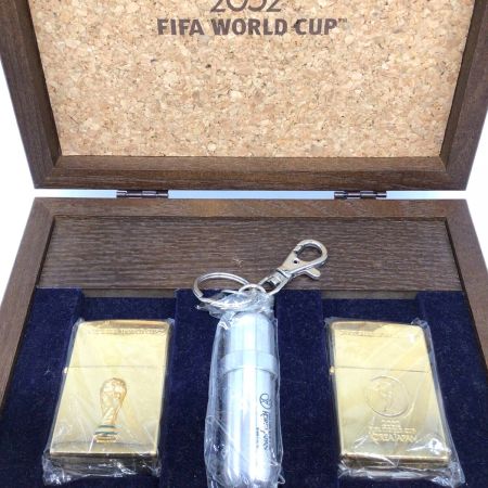 FIFA サポーターグッズ 日韓ワールドカップ 2002W杯記念 ZIPPO ジッポ 未使用品