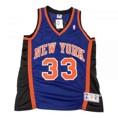 ニューヨーク・ニックス バスケットユニフォーム SIZE 46 ブルー パトリック・ユーイング【33】 オーセンティック
