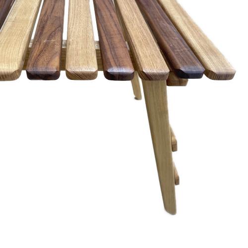 CAMP MANIA PRODUCTS (キャンプ マニア プロダクツ) アウトドアテーブル ブラウン walnut mix オイルフィニッシュ INOUTDOOR LIVING TABLE(L)