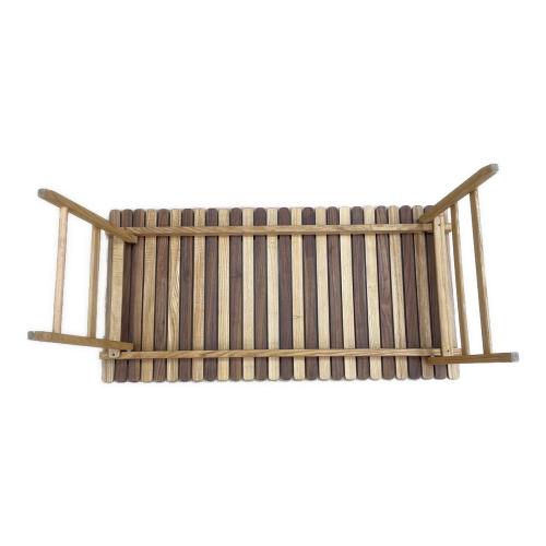 CAMP MANIA PRODUCTS (キャンプ マニア プロダクツ) アウトドアテーブル ブラウン walnut mix オイルフィニッシュ INOUTDOOR LIVING TABLE(L)