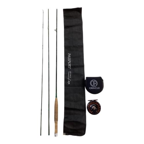 Caps ロッド(釣竿) コンボキット リール・ケース付 グリーン 〇