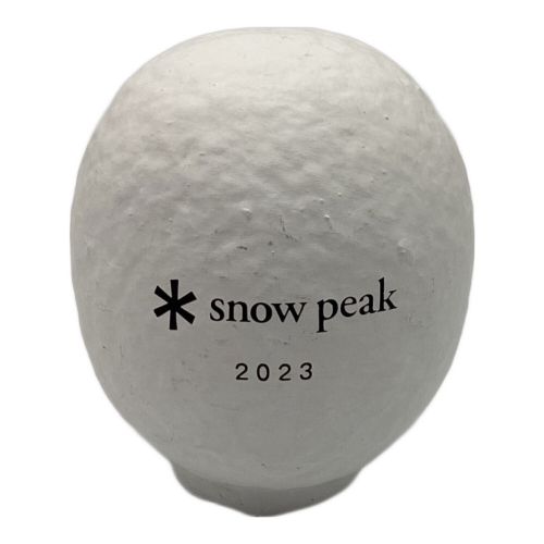 Snow peak (スノーピーク) アウトドア雑貨 中だるま 2023年モデル ホワイト 高崎だるま 未使用品