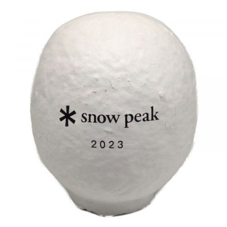 Snow peak (スノーピーク) だるま ホワイト 雪峰祭 今井だるま 未使用品