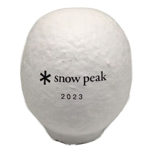Snow peak (スノーピーク) だるま ホワイト 雪峰祭 今井だるま 未使用 