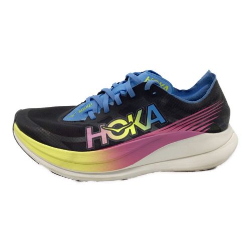 HOKAONEONE (ホカオネオネ) ランニングシューズ メンズ SIZE 27cm ブラック ROCKET X2 1127927