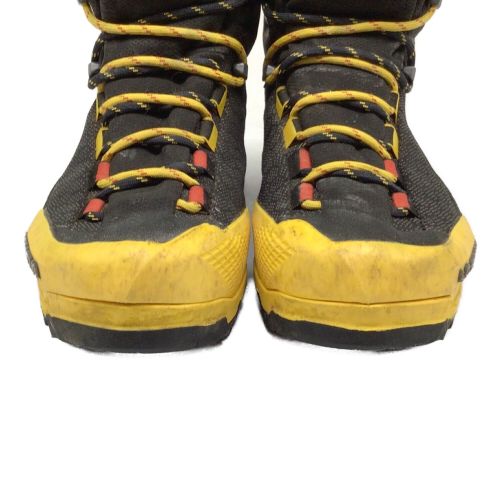 LA SPORTIVA (スポルティバ) トレッキングシューズ メンズ SIZE 25.5cm ブラックxイエロー ミドルカット GORE-TEX エクイリビウムST GTX