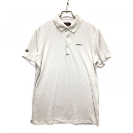 BRIEFING (ブリーフィング) ゴルフウェア(トップス) メンズ SIZE M ホワイト ポロシャツ BRG191M10